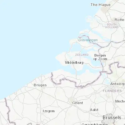 Map showing location of Koudekerke (51.481670, 3.554170)