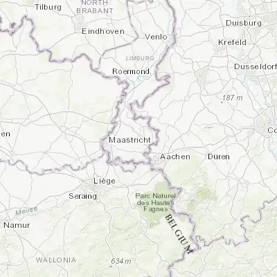 Map showing location of Kunrade (50.877690, 5.931070)