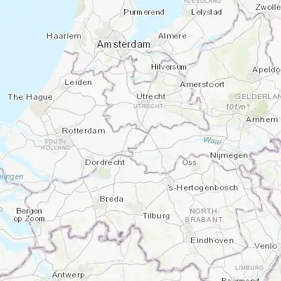 Map showing location of Leerdam (51.893330, 5.091670)