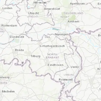 Map showing location of Leest (51.609830, 5.543120)
