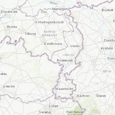 Map showing location of Leuken (51.252880, 5.734600)