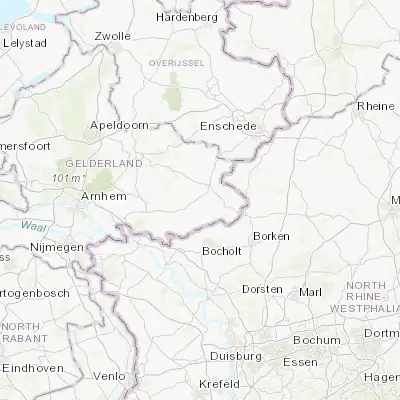 Map showing location of Lichtenvoorde (51.986670, 6.566670)