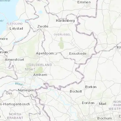 Map showing location of Lochem (52.159170, 6.411110)