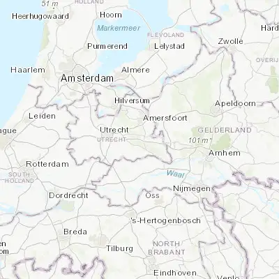 Map showing location of Maarn (52.064170, 5.370830)