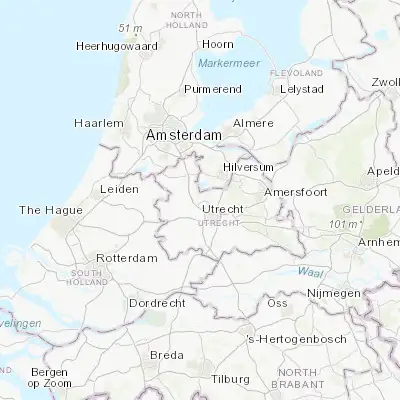 Map showing location of Maarssen (52.139170, 5.041670)