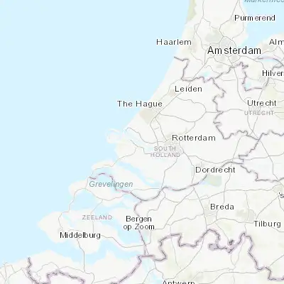 Map showing location of Maassluis (51.923330, 4.250000)