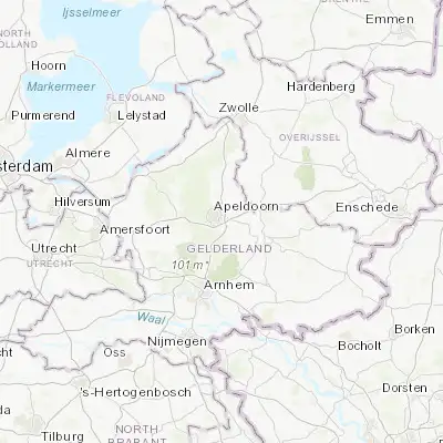 Map showing location of Matenveld (52.187670, 5.998790)