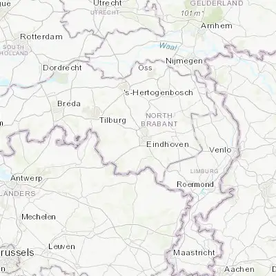 Map showing location of Meerhoven (51.442670, 5.411020)