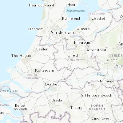 Map showing location of Montfoort (52.045830, 4.952780)