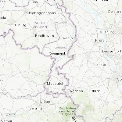 Map showing location of Montfort (51.125830, 5.948610)