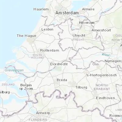 Map showing location of Neder-Hardinxveld (51.828790, 4.854890)