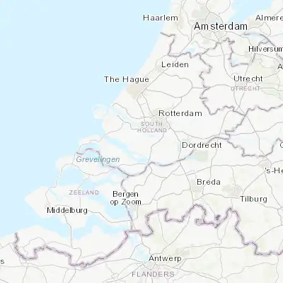 Map showing location of Nieuw-Beijerland (51.812500, 4.343060)