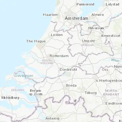 Map showing location of Nieuw-Lekkerland (51.889150, 4.686530)