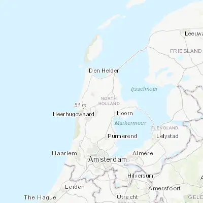 Map showing location of Nieuwe-Niedorp (52.740000, 4.898610)