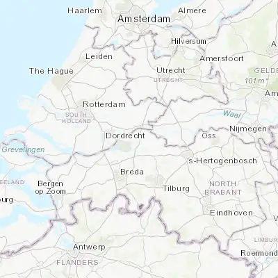Map showing location of Nieuwendijk (51.775000, 4.920830)