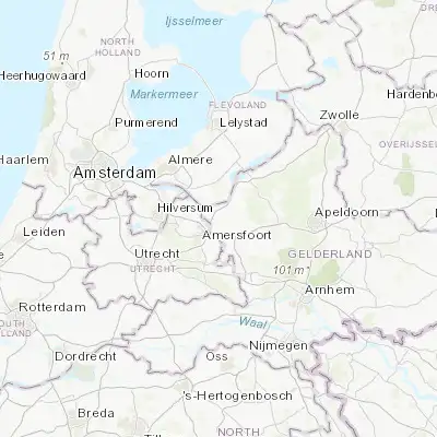 Map showing location of Nijkerk (52.220000, 5.486110)