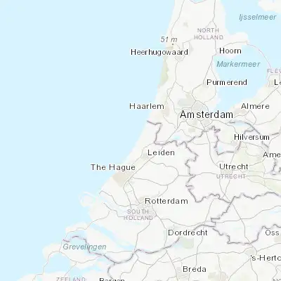 Map showing location of Noordwijk-Binnen (52.234000, 4.444740)