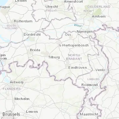 Map showing location of Oirschot (51.505000, 5.313890)