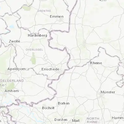 Map showing location of Oldenzaal (52.313330, 6.929170)