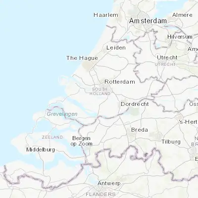 Map showing location of Oud-Beijerland (51.824170, 4.412500)