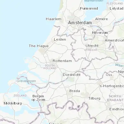 Map showing location of Ouderkerk aan den IJssel (51.934170, 4.636110)