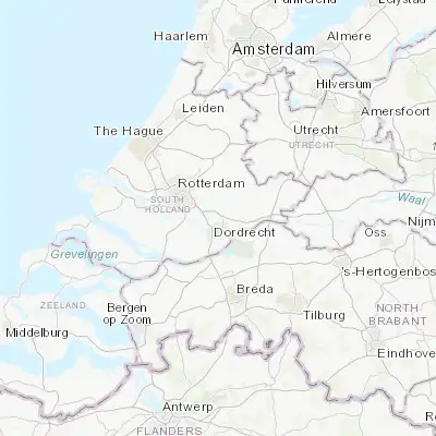 Map showing location of Papendrecht (51.831670, 4.687500)