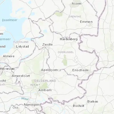 Map showing location of Raalte (52.385830, 6.275000)
