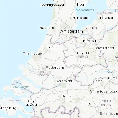 Map showing location of Reeuwijk (52.046670, 4.725000)
