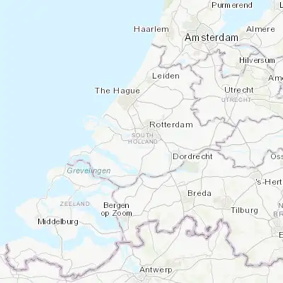 Map showing location of Rhoon (51.857500, 4.422220)