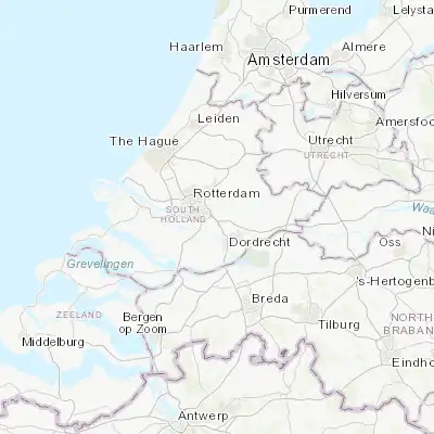 Map showing location of Ridderkerk (51.872500, 4.602780)