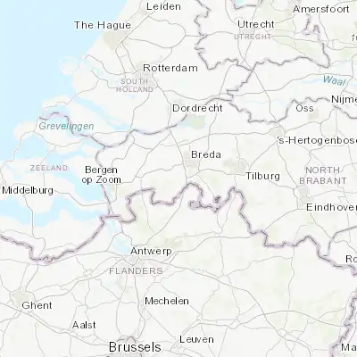 Map showing location of Rijsbergen (51.517500, 4.697220)