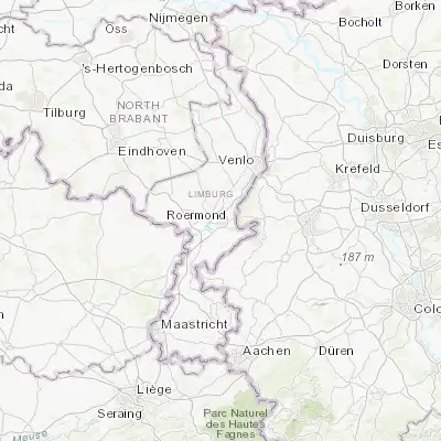 Map showing location of Roermond (51.194170, 5.987500)