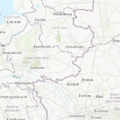 Map showing location of Ruurlo (52.088330, 6.450000)