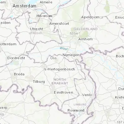 Map showing location of Schaijk (51.745830, 5.631940)