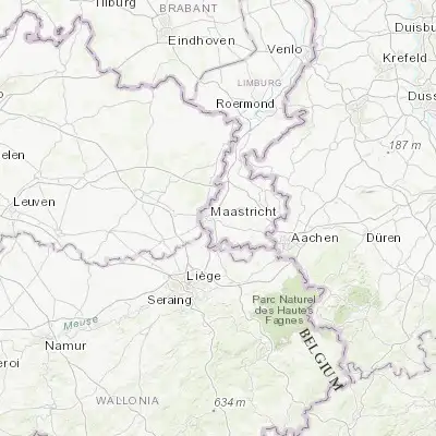 Map showing location of Scharn (50.850000, 5.733330)