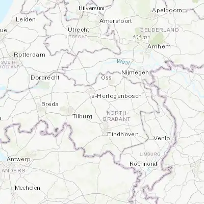 Map showing location of Schijndel (51.622500, 5.431940)