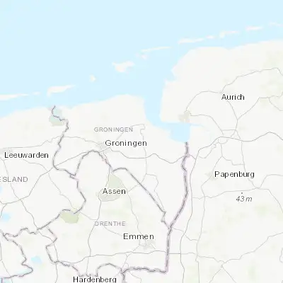 Map showing location of Siddeburen (53.250000, 6.868060)