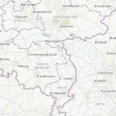 Map showing location of Sint Anthonis (51.626670, 5.881940)