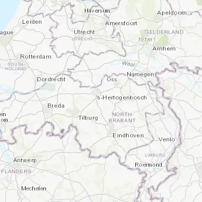 Map showing location of Sint-Michielsgestel (51.641670, 5.352780)