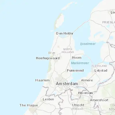 Map showing location of Sint Pancras (52.660000, 4.783330)