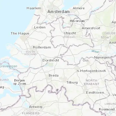 Map showing location of Sleeuwijk (51.815830, 4.952780)