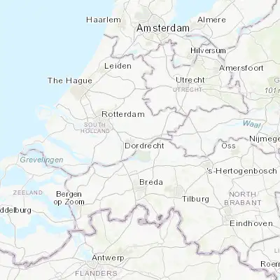 Map showing location of Sliedrecht (51.820830, 4.776390)