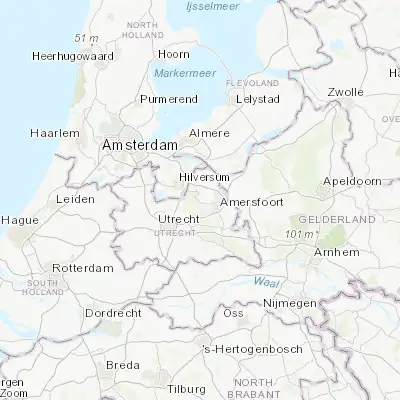 Map showing location of Soest (52.173330, 5.291670)