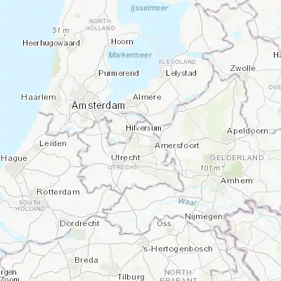 Map showing location of Soestdijk (52.190830, 5.284720)