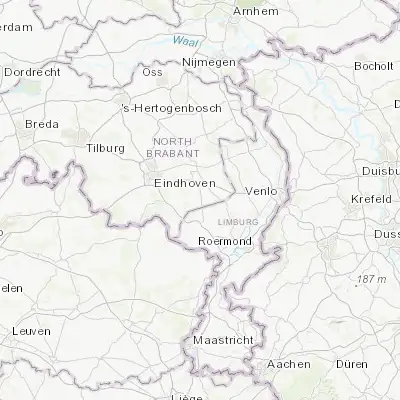 Map showing location of Someren-Eind (51.357500, 5.733330)