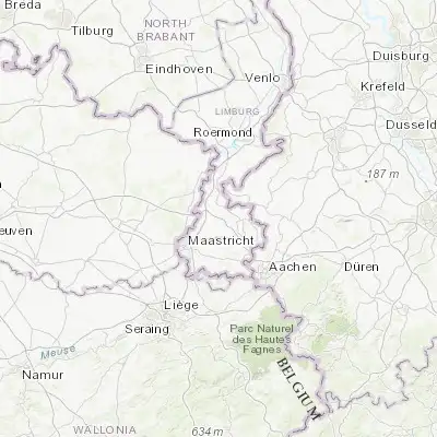 Map showing location of Spaubeek (50.940000, 5.843060)