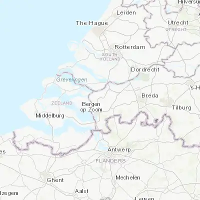 Map showing location of Steenbergen (51.584170, 4.319440)