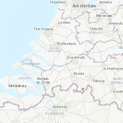 Map showing location of Strijen (51.745210, 4.550830)