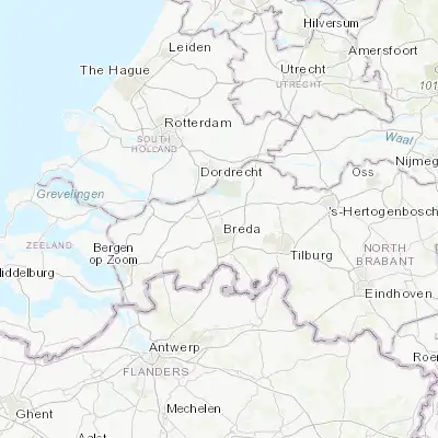 Map showing location of Terheijden (51.643330, 4.754170)