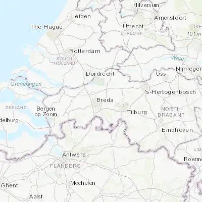 Map showing location of Teteringen (51.609170, 4.820830)